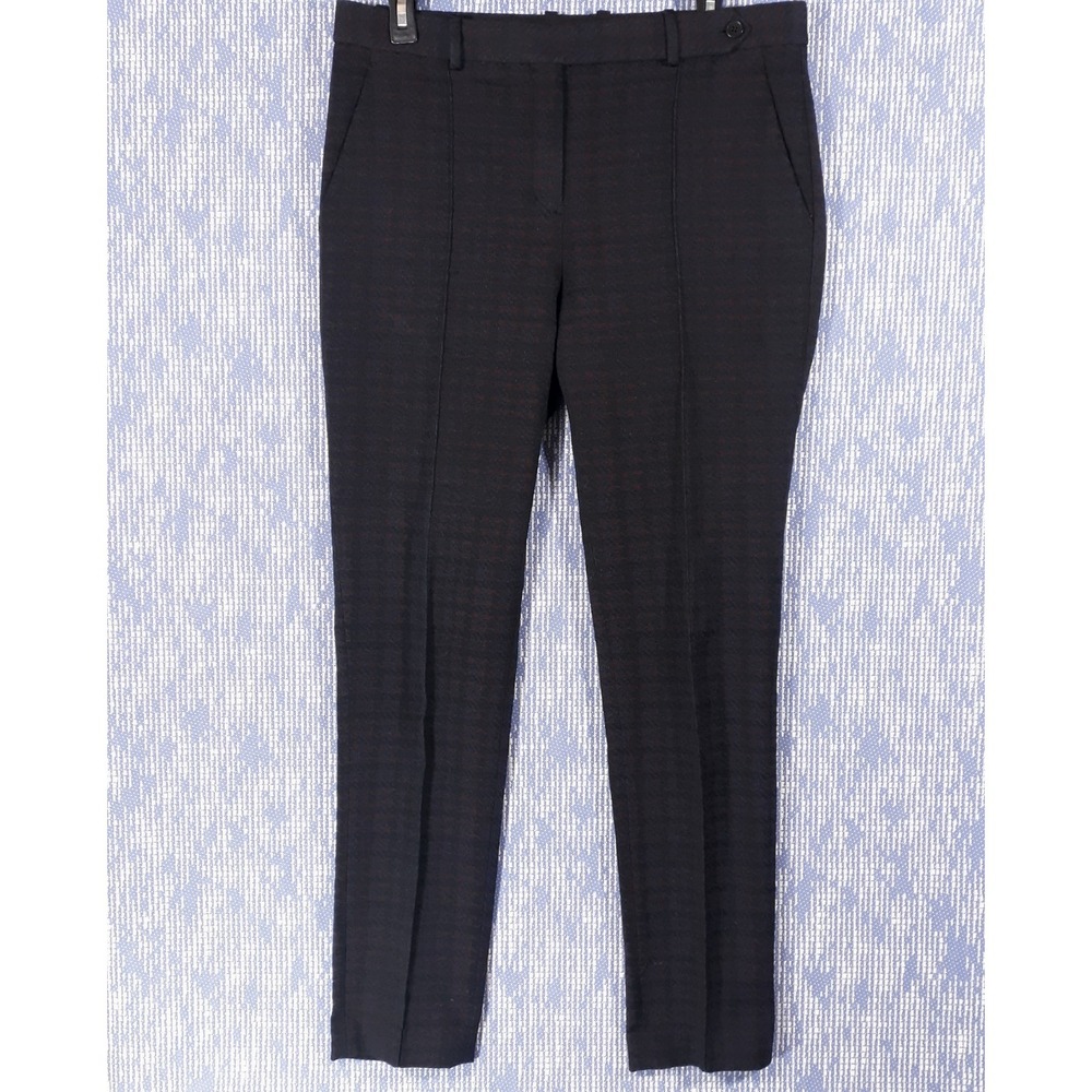 Theory Dress‎ Pants Knit Trousers Womens Size 10 Inseam 29 Cotton Blend